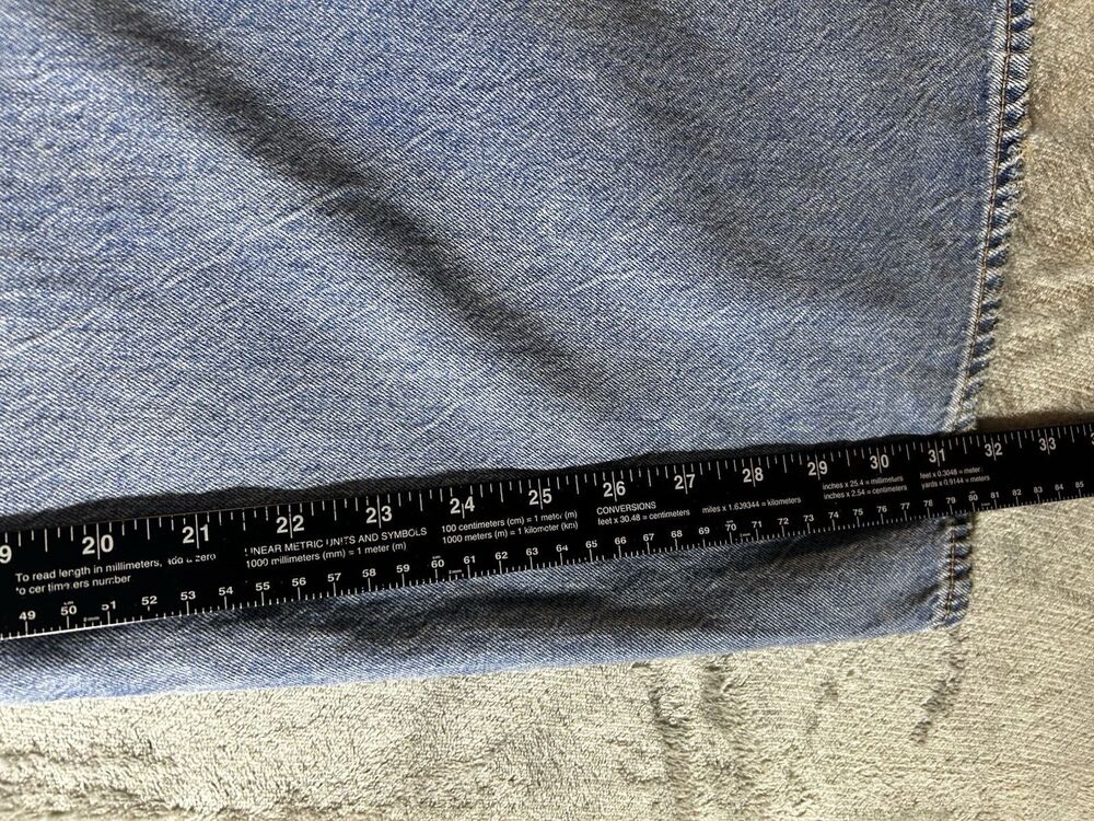 American Eagle Super High Rise Ultra Wide Leg Jeans Womens 6 Light Wash - Picture 4 of 8